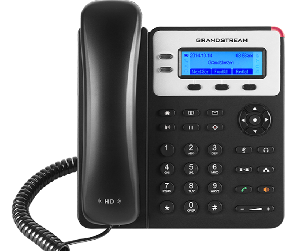 GXP1625, Grandstream business IP Phone with 2 lines, 132x48 LCD, HD audio, 3-way conferencing POE