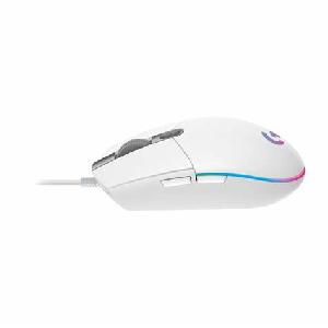 G102, LOGITECH  LIGHTSYNC RGB Gaming Mouse , 200–8,000 dpi, 6 buttons,  2.1 m  WHITE( 910-005824 )