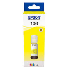 106 - C13T00R440, EPSON, Yellow Ink Bottle 70ml