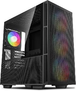 CH560, Deepcool, ATX  Mid-Tower Case, 7 Slots, USB3.0×2,Audio×1,TypeC×1,Front: 3×140mm,Rear: 1×120mm